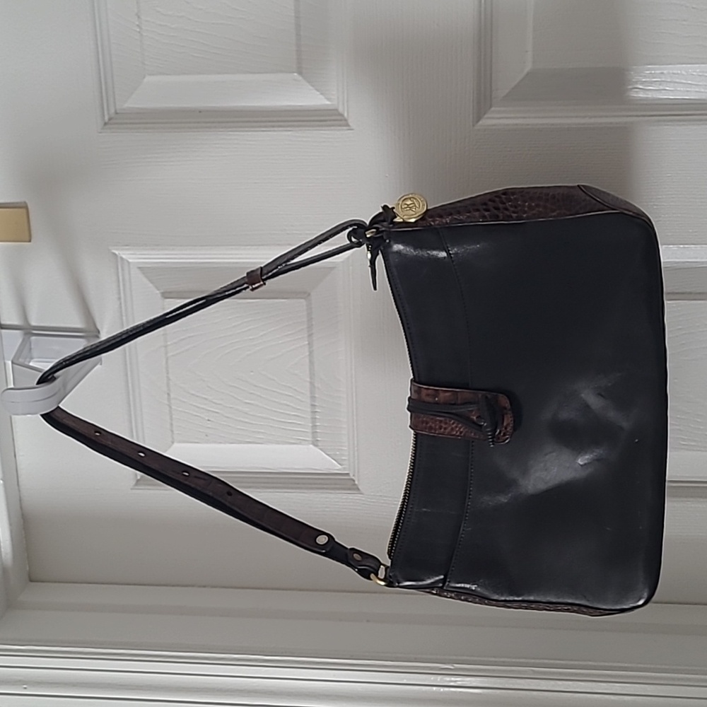 Brahmin Crossbody Bag With Pecan Melbourne Details - Picture 6 of 12